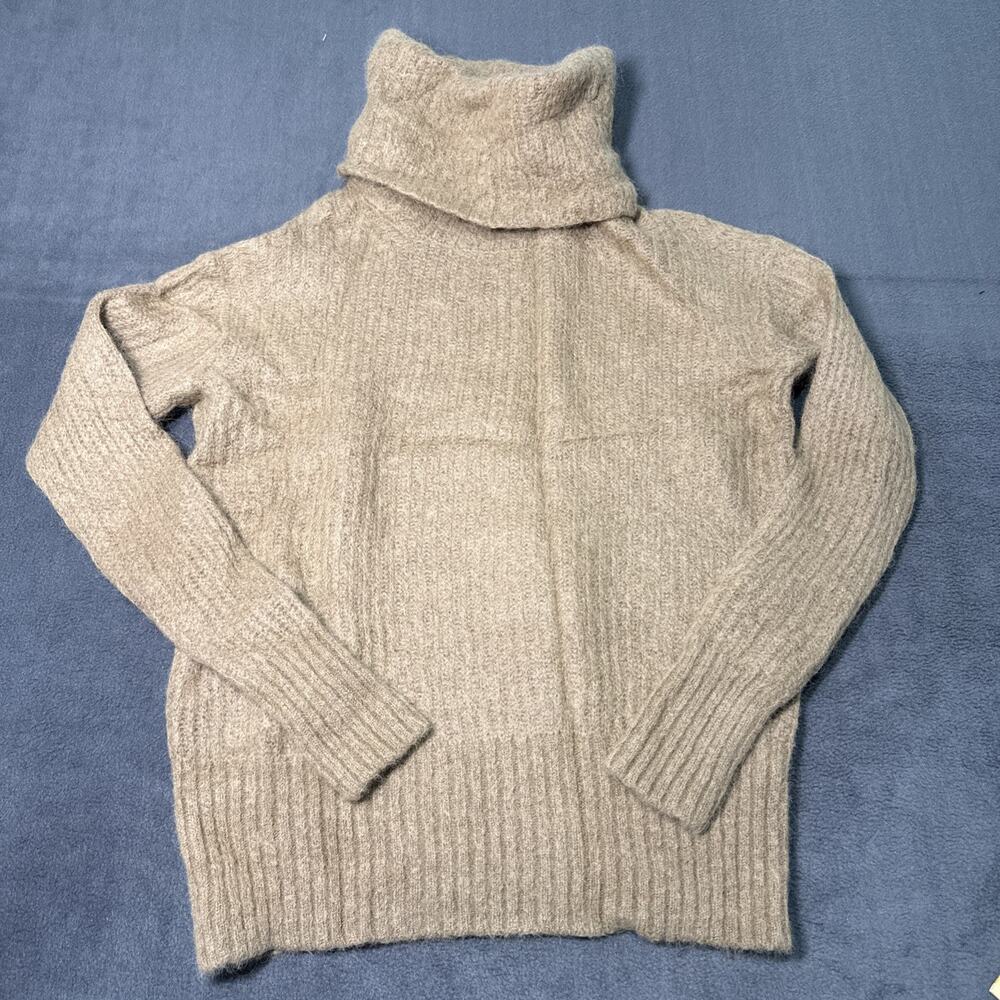 Everlane Turtleneck Oversized sweater womens XSmall pullover brown chunky